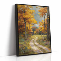 Maple Trees Guide The Winding Path