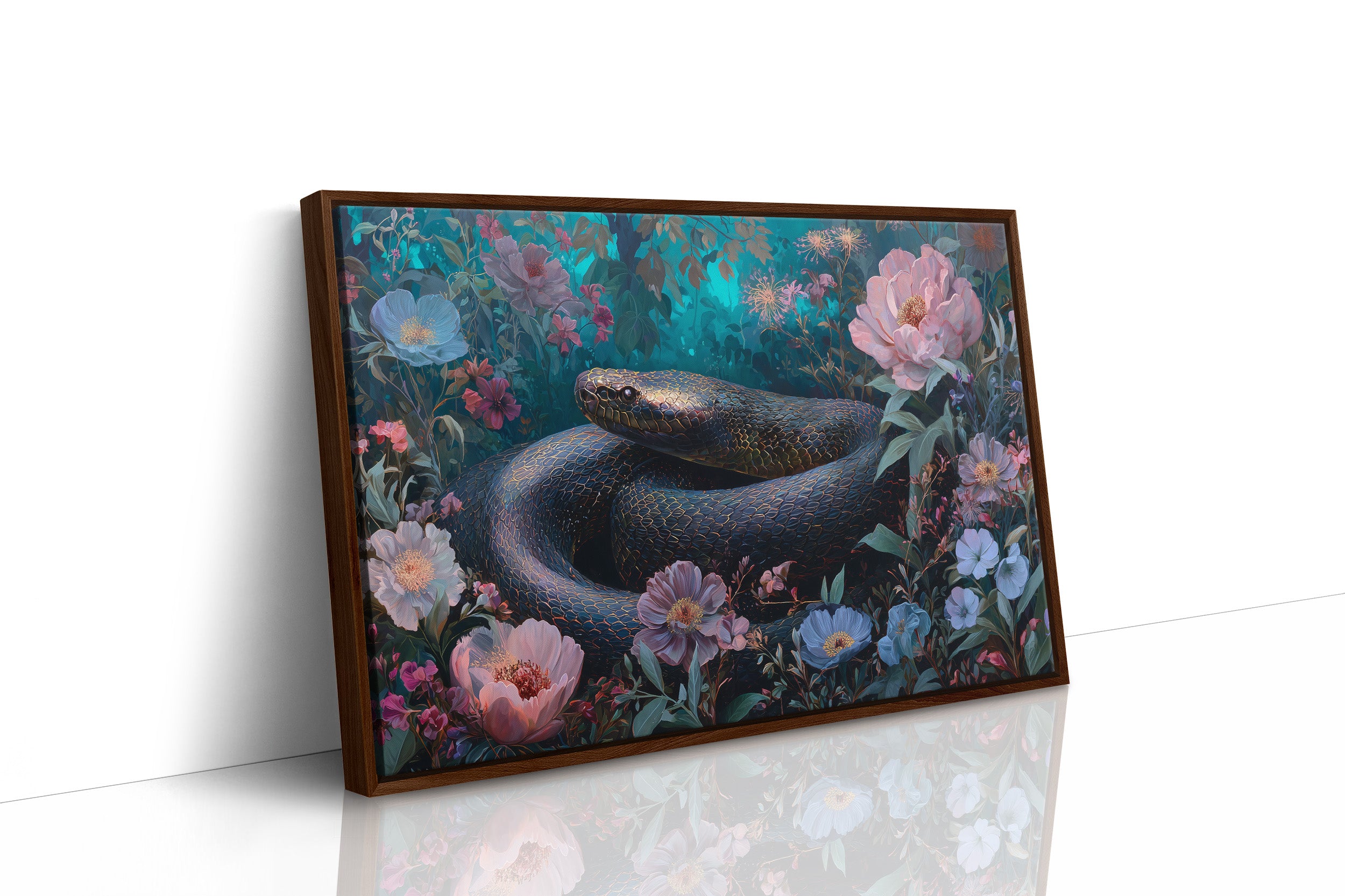 Serpent Among Blooming Gardens