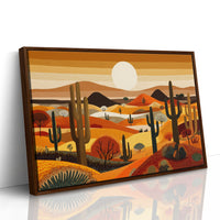 Saguaros Dance Under Desert Sunset