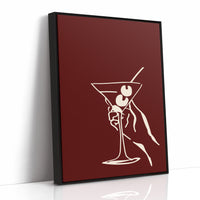 Martinis Dance On Burgundy Nights