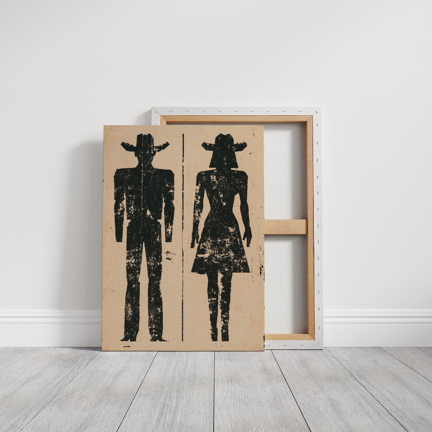 Cowboy and Cowgirl Silhouettes