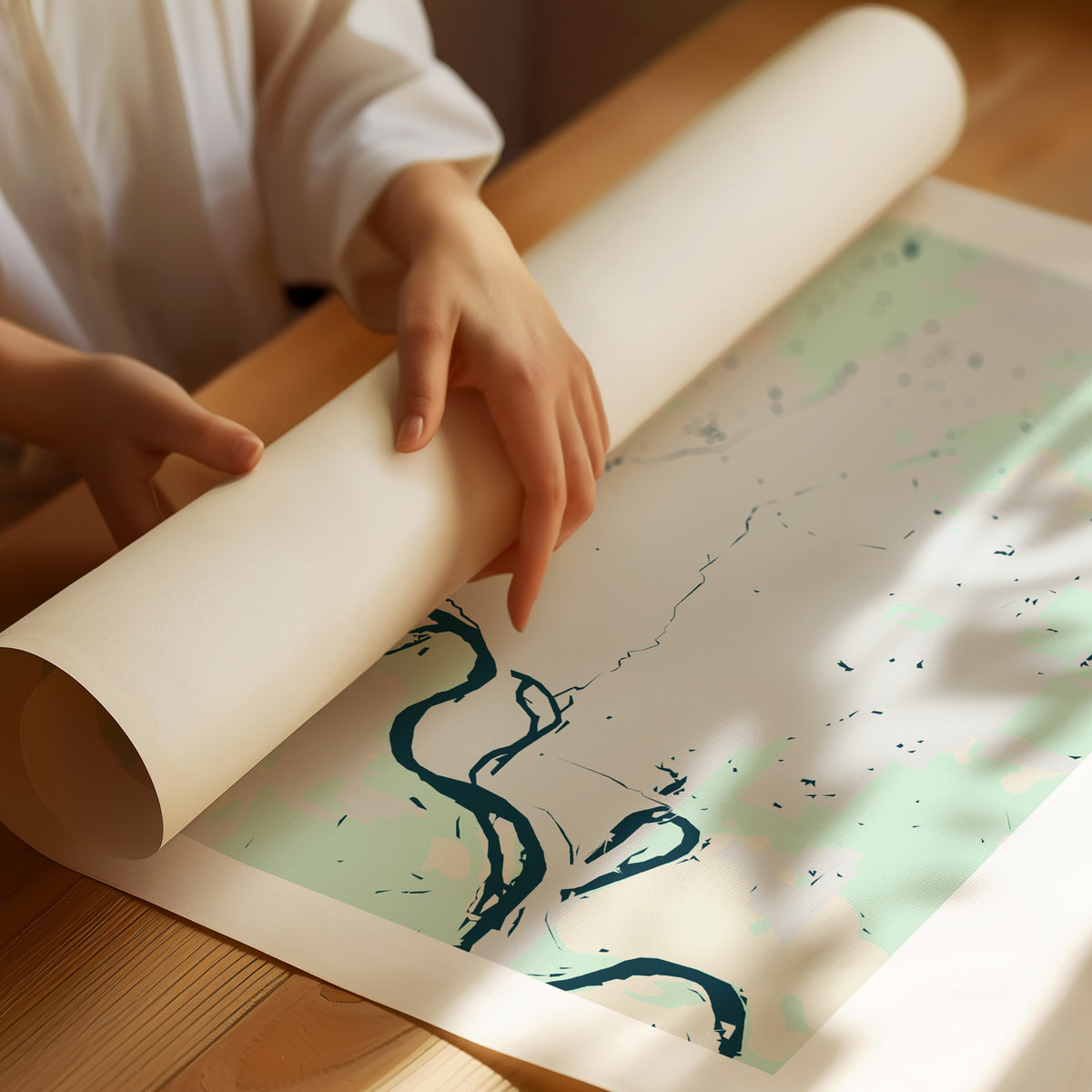 Memphis City Map Print