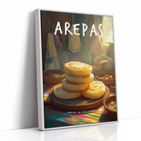 Golden Arepas In Morning Sunlight