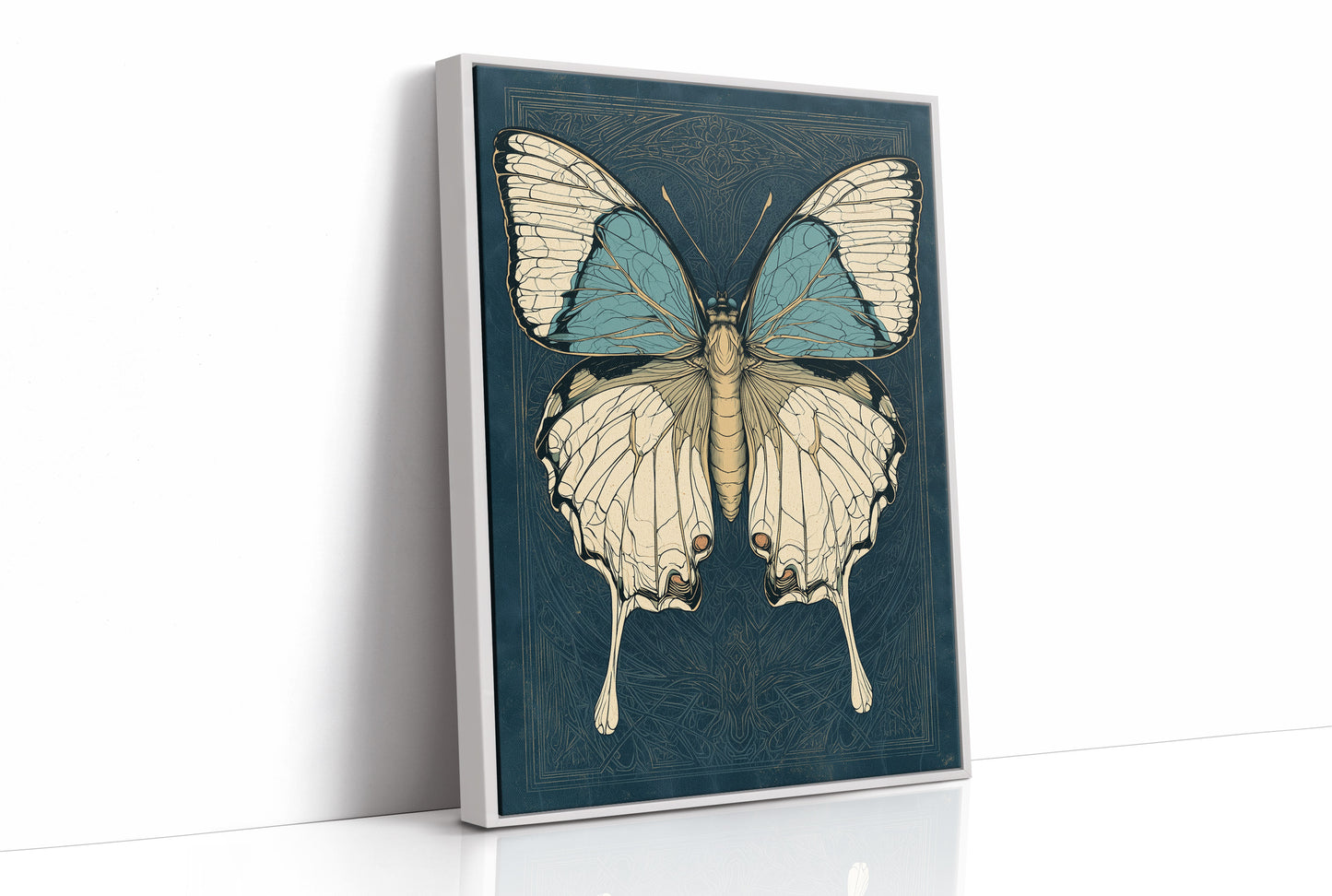 Swallowtail Symmetry: An Art Deco Butterfly Study