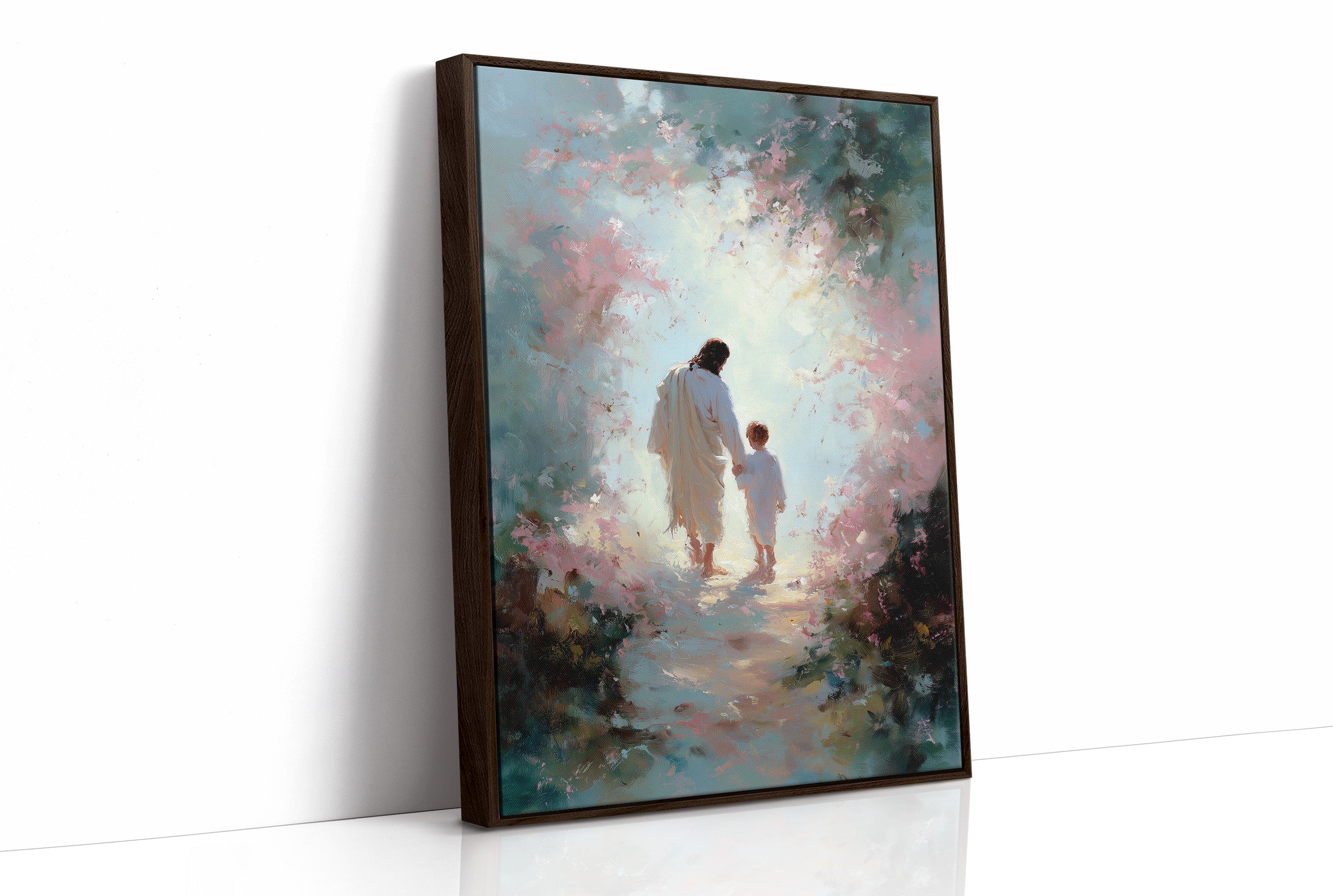 Ethereal Journey Through Blossom Light