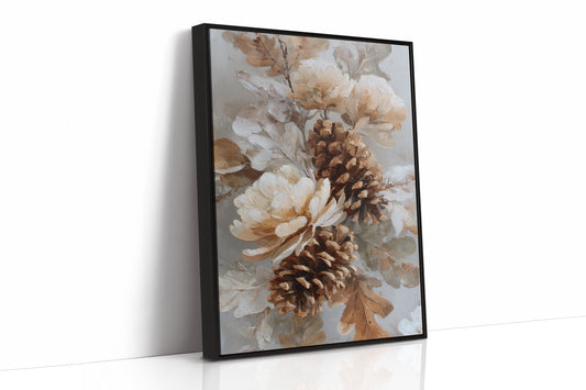 Pine Cones Dance In Winter Light