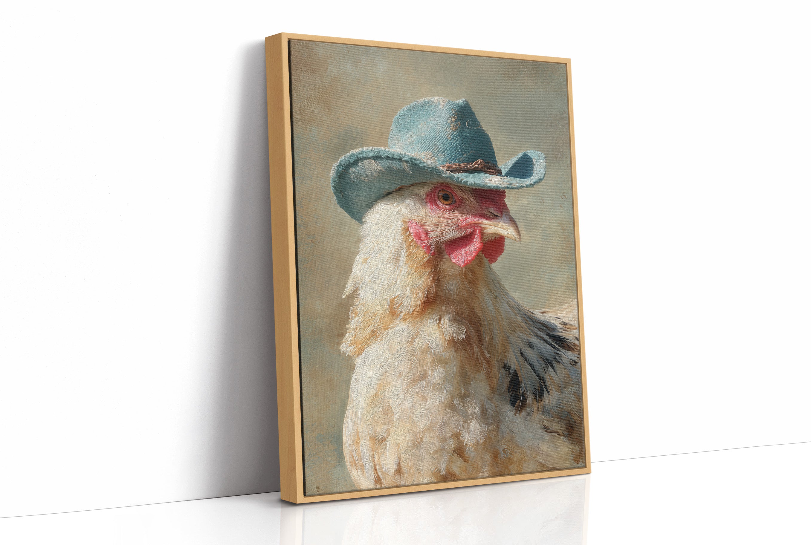 Blue Brim Barn Queen