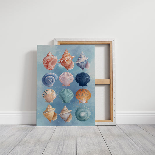 Coastal Treasures Against Azure Waves