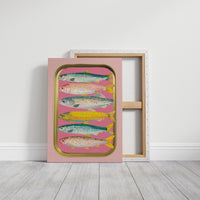 Sardines On A Pink Tin