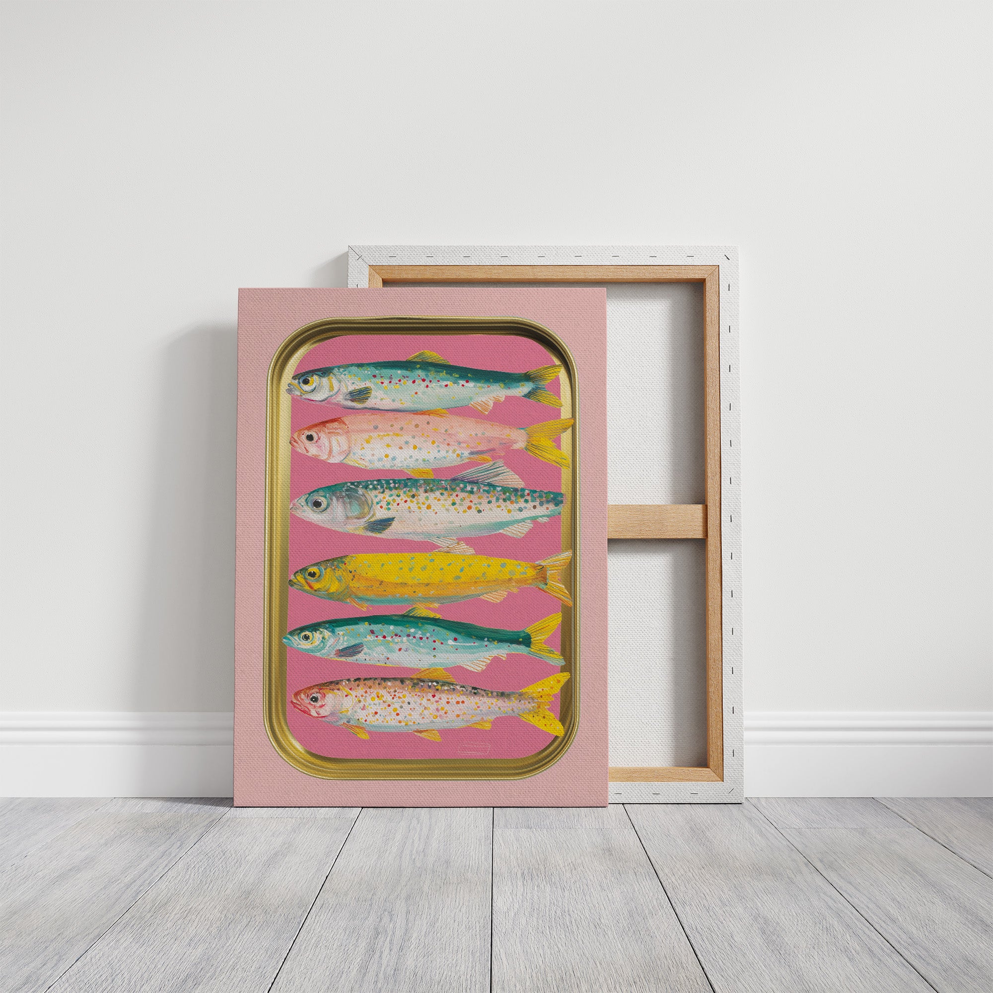 Sardines On A Pink Tin