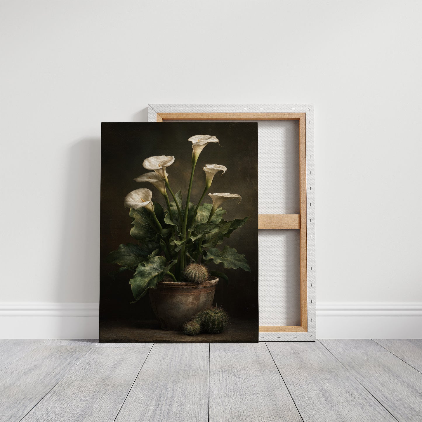 Ivory Blooms In Shadow