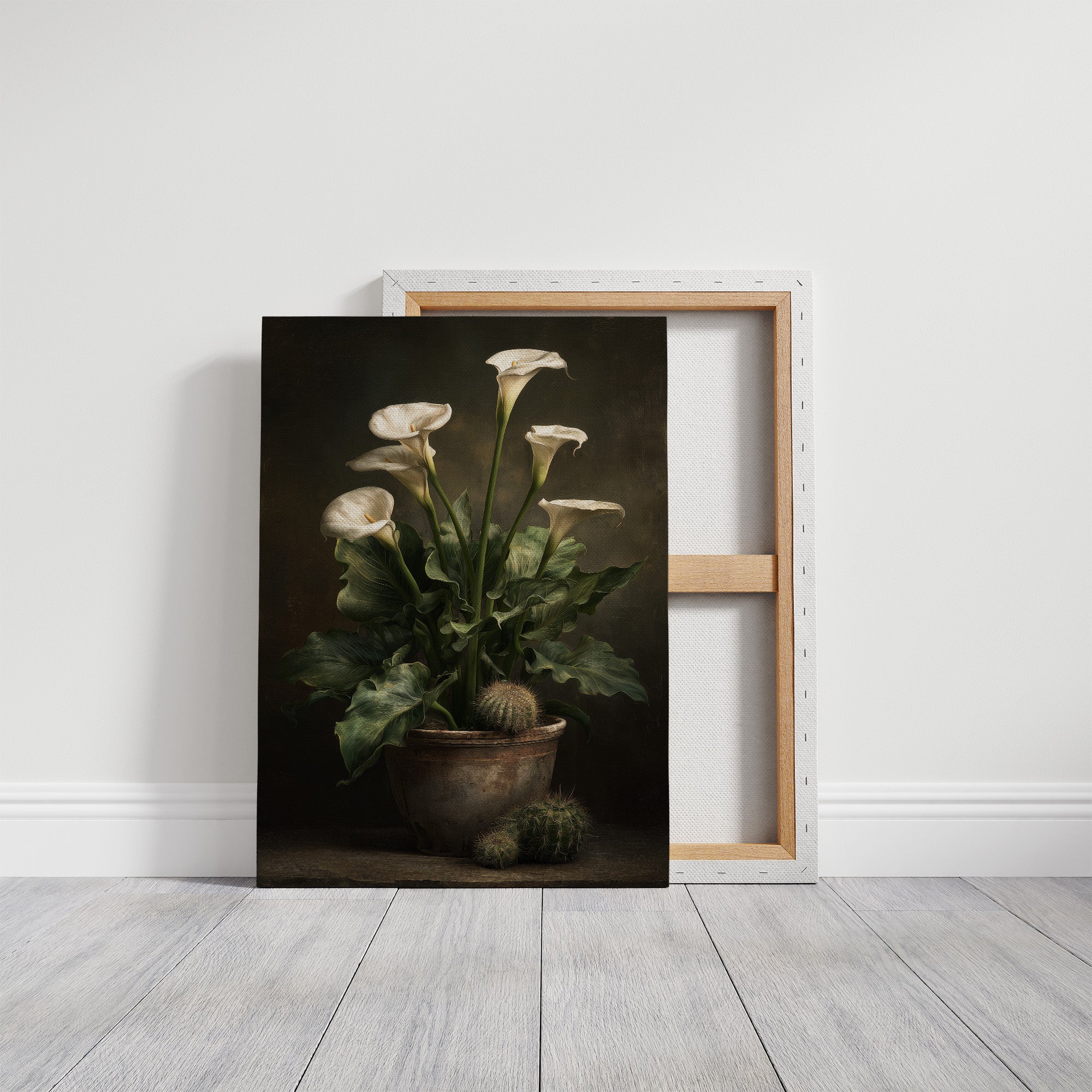 Ivory Blooms In Shadow