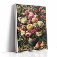 Dramatic Bloom: A Dark Ground Flemish Still Life