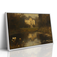Château Reflected in Golden Dusk