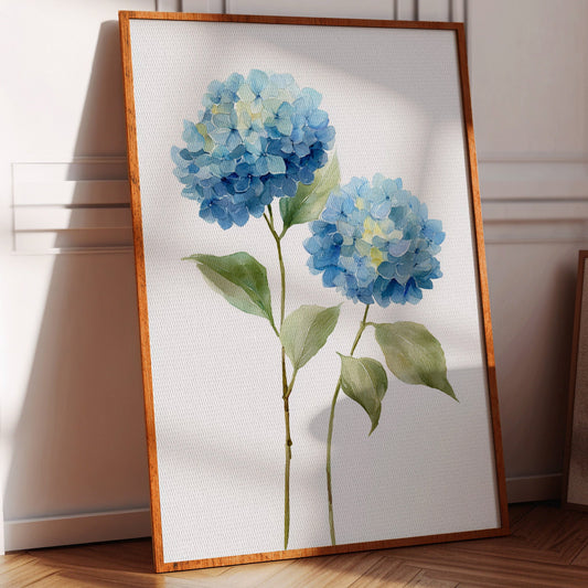 Summer Rain Fills Blue Petals