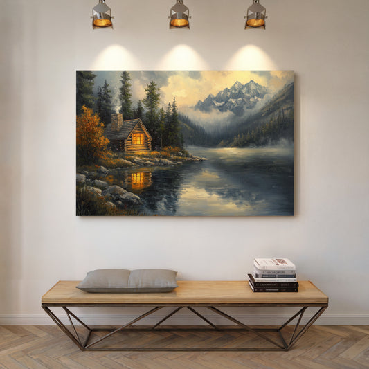 Autumn Light Warms Mountain Waters