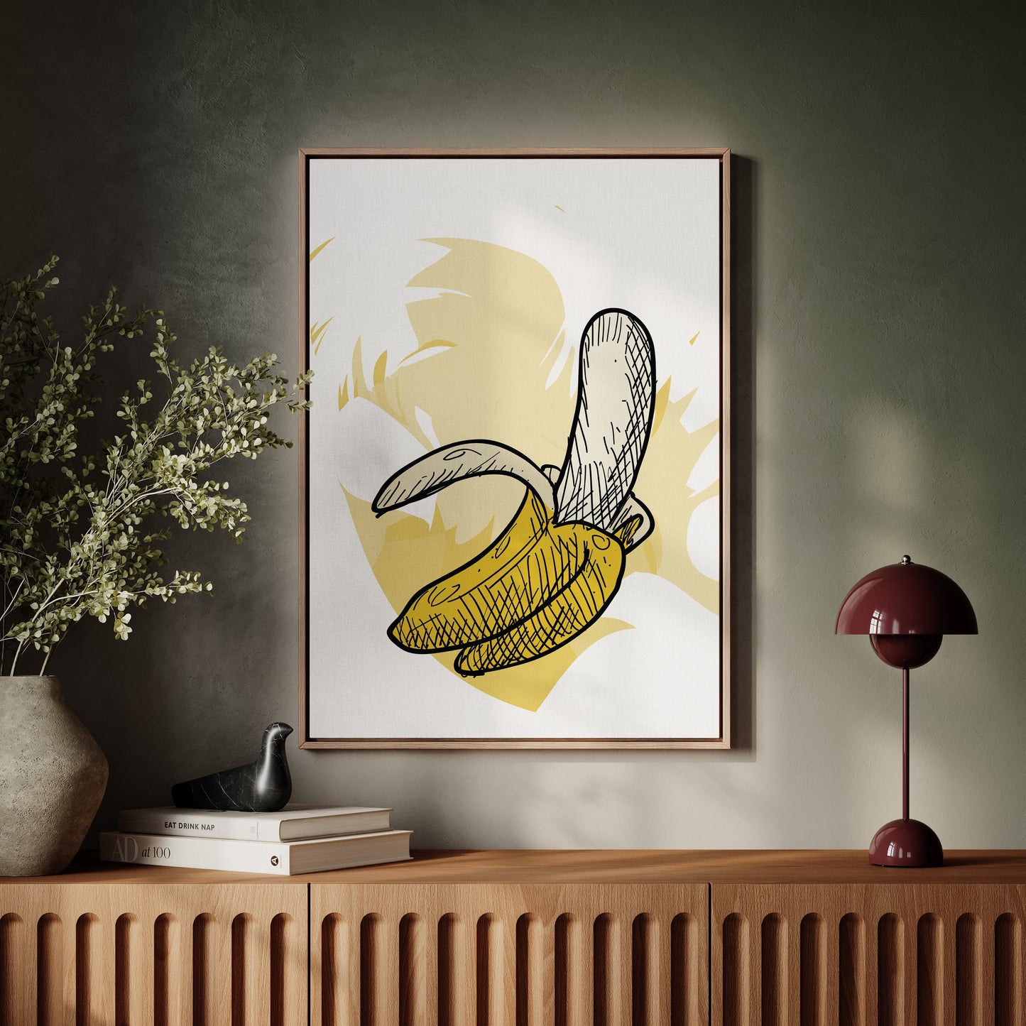 Banana Sketches Its Morning Story
