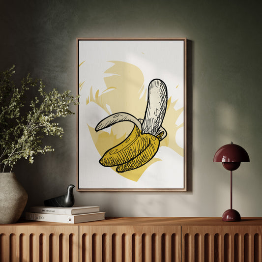 Banana Sketches Its Morning Story