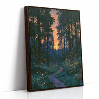 Fireflies at Dusk's Edge