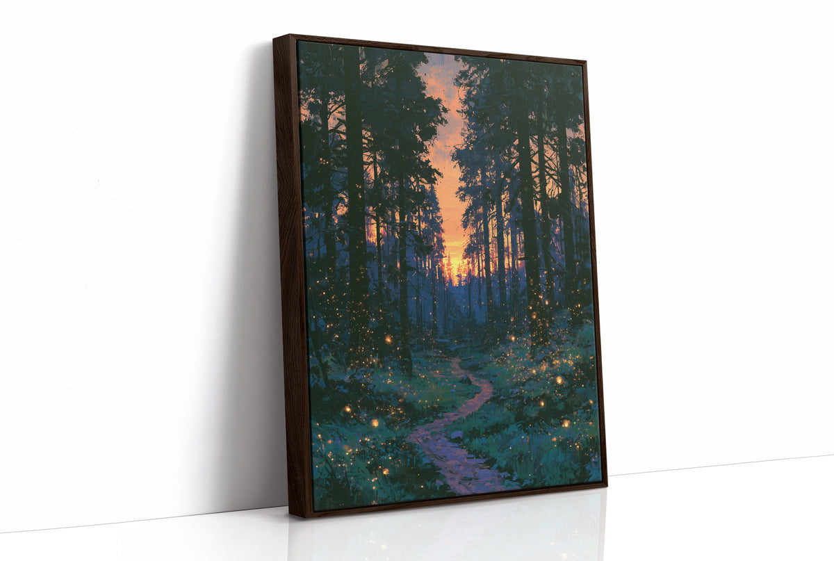Fireflies at Dusk's Edge