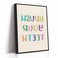 Pastel Letters Dance Like Spring Brush Your Teeth
