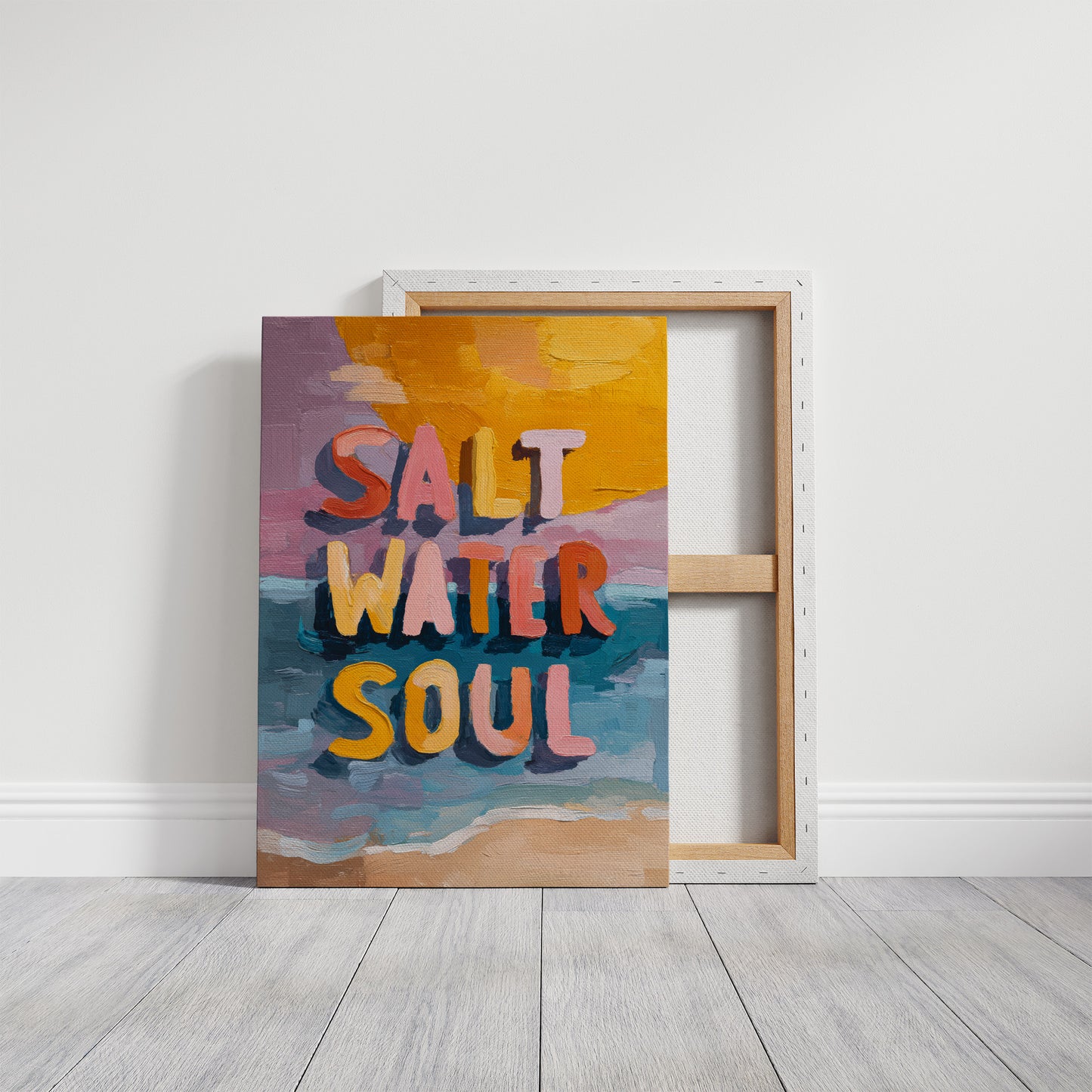 Coastal Whispers Breathe Typography