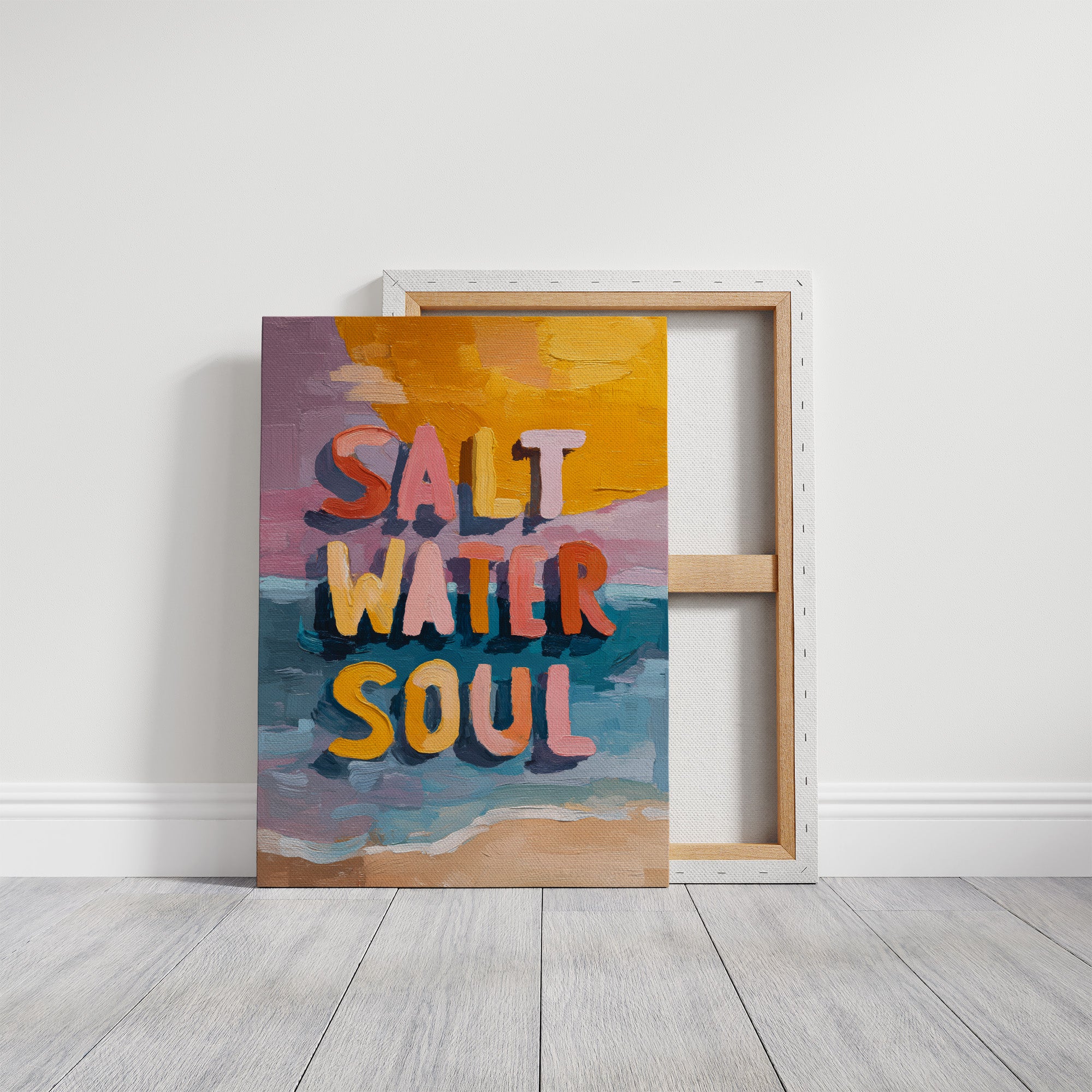 Coastal Whispers Breathe Typography