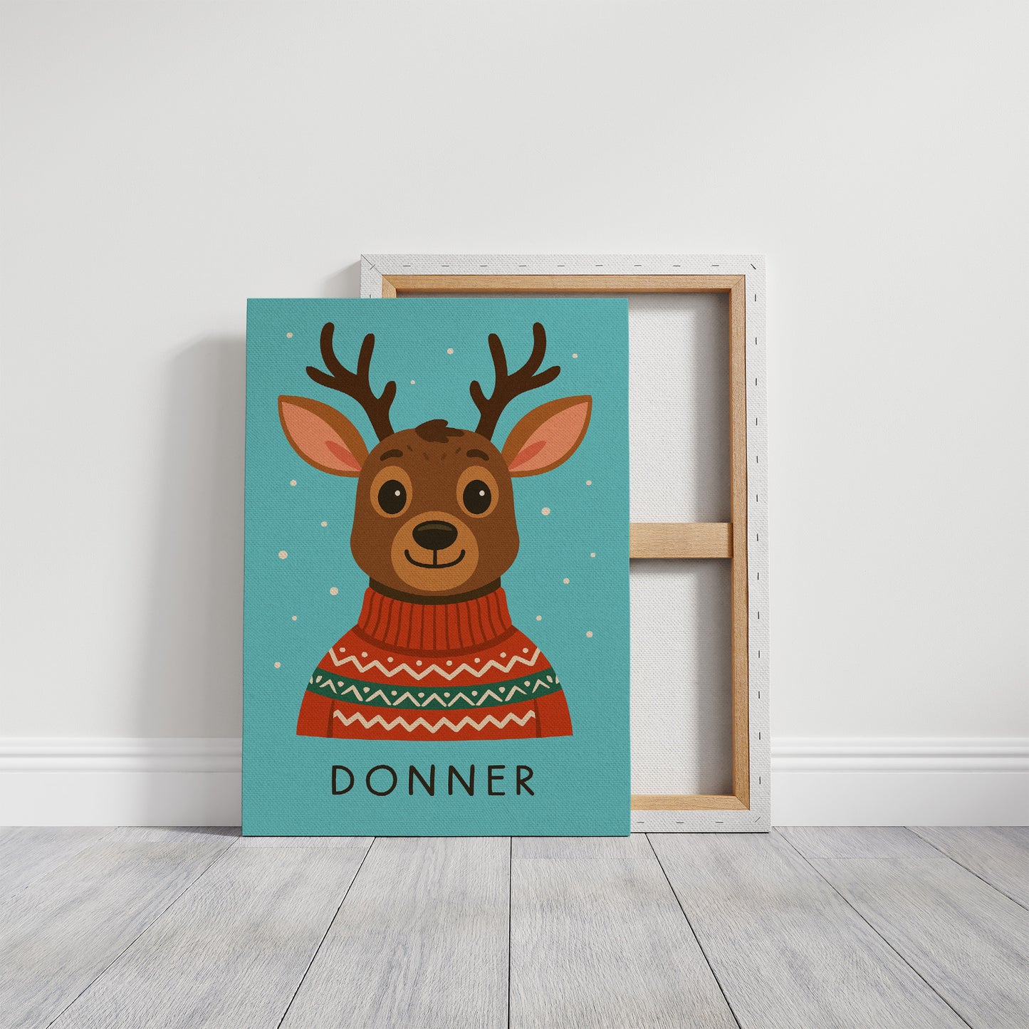Holiday Reindeer In Festive Sweater