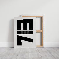 Modern M House Number Seven
