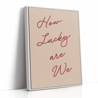 Lucky, In Cursive