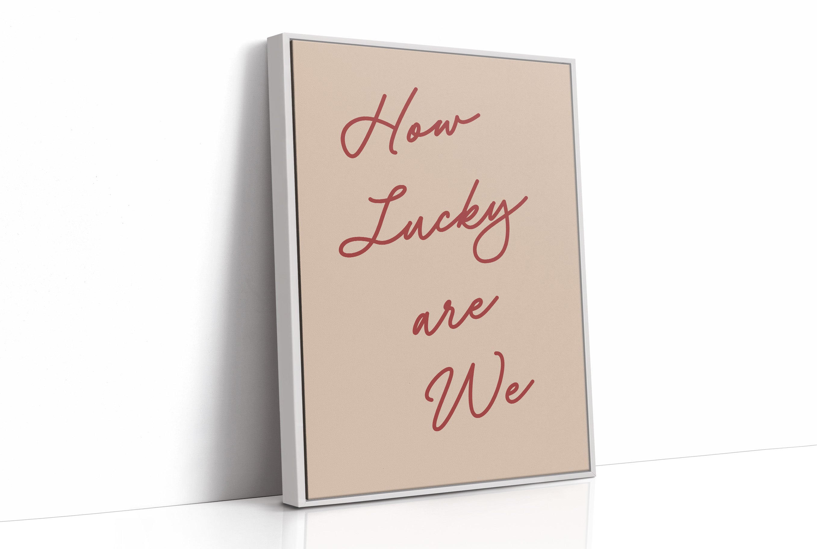 Lucky, In Cursive