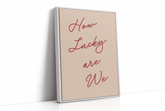 Lucky, In Cursive