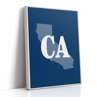 California CA State Silhouette