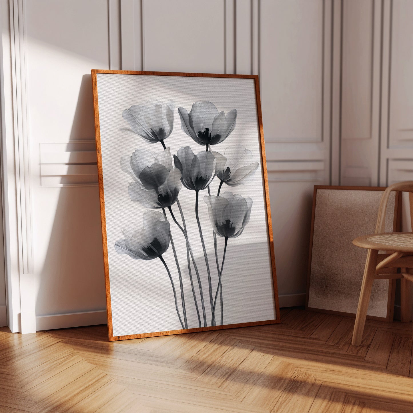 Tulips Dance In Silver Light
