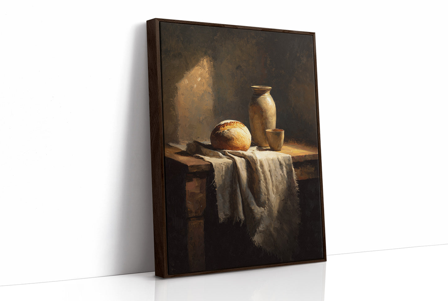 Humble Feast in Amber Light
