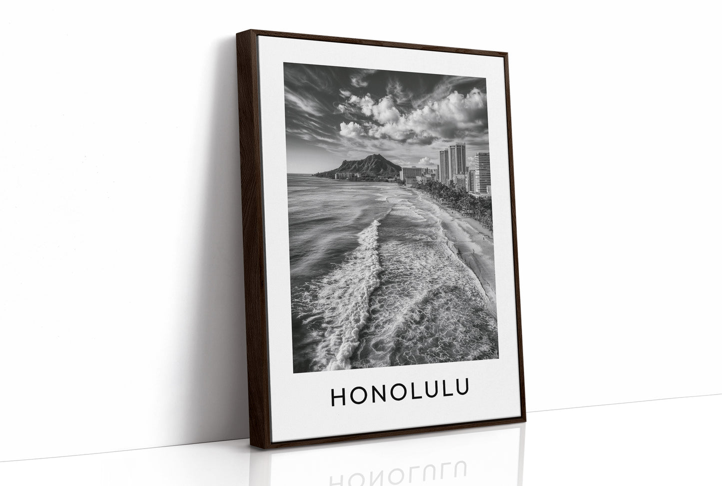 Diamond Head, Waikiki Waves