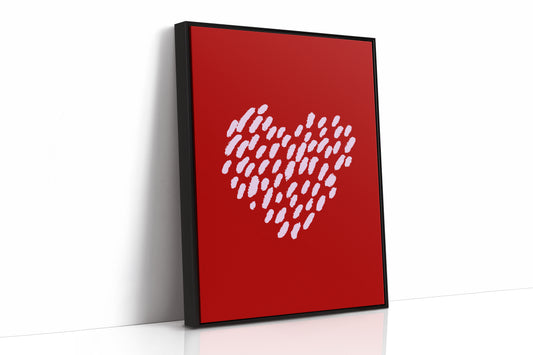 Brushstrokes Dance Into Love's Pattern