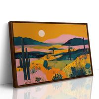Saguaros Dance Under Honey Skies