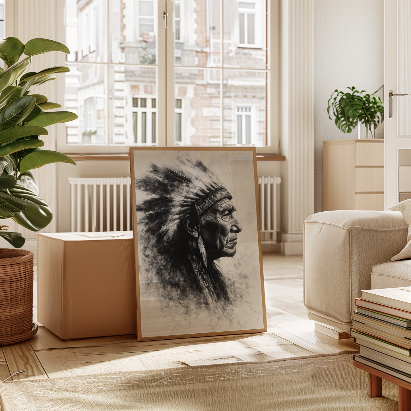 Elder Spirit in Charcoal