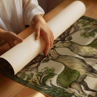 Winter Stags Dance Among Vines