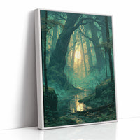 Emerald Hollow: Sunlight Through the Ferns