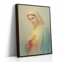 Ethereal Radiance in Gentle Devotion