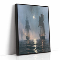 Ghost Ships at Moonrise