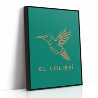 Coral Wings Dance Through Emerald Skies