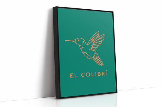 Coral Wings Dance Through Emerald Skies