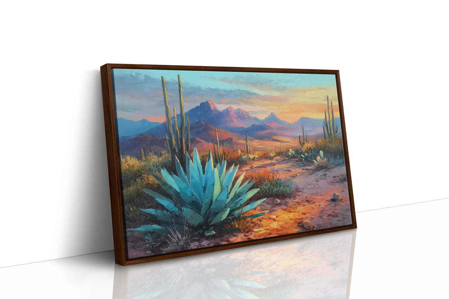 Blue Agave Greets Desert Dawn