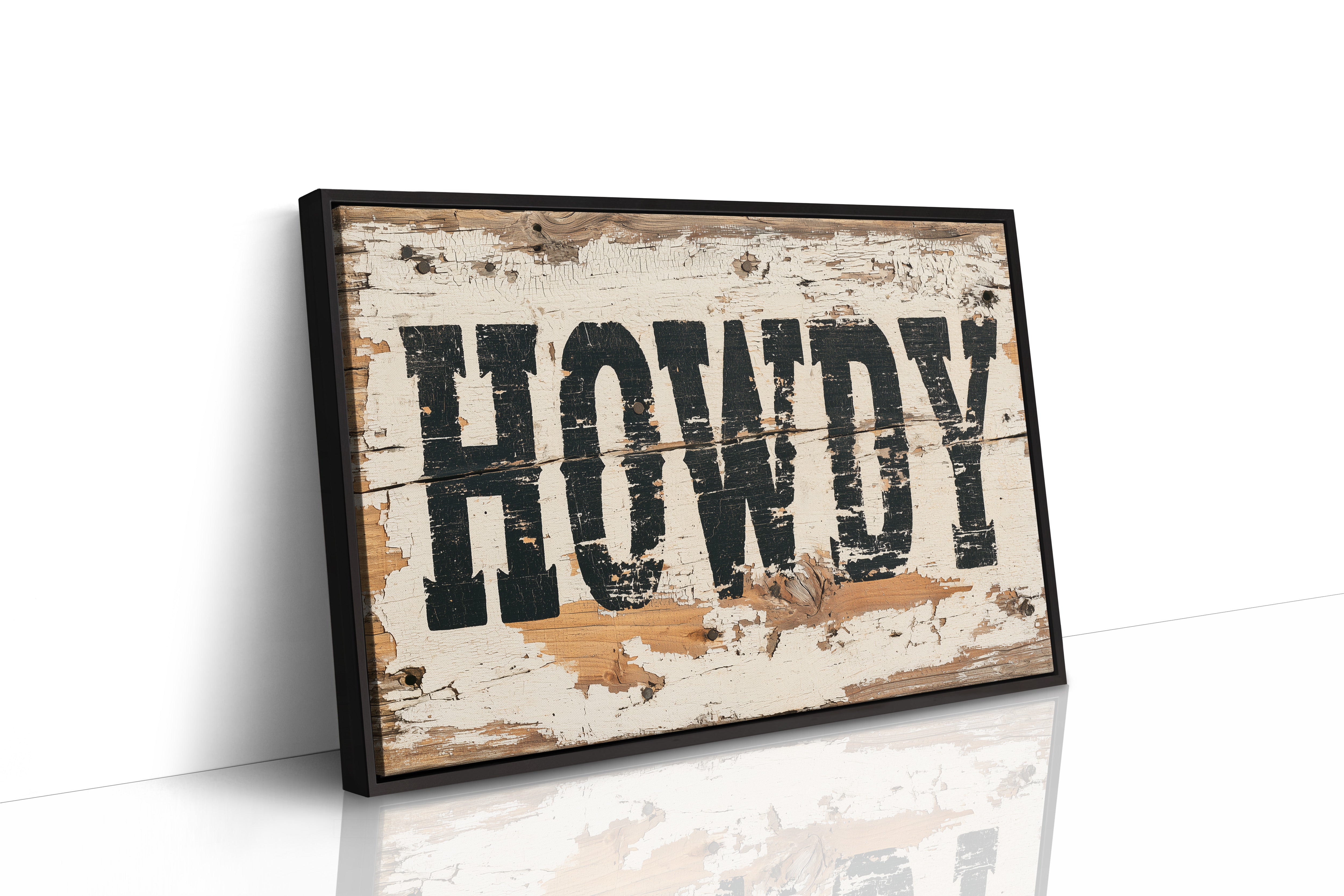 Howdy, Weathered Wood
