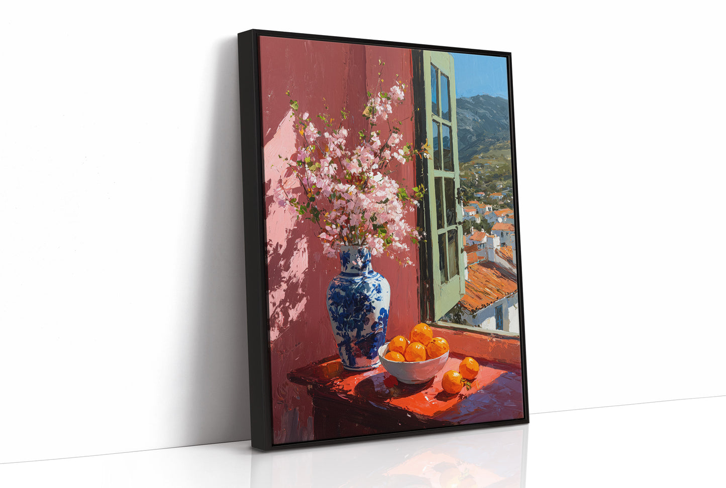 Oranges at the Red Window