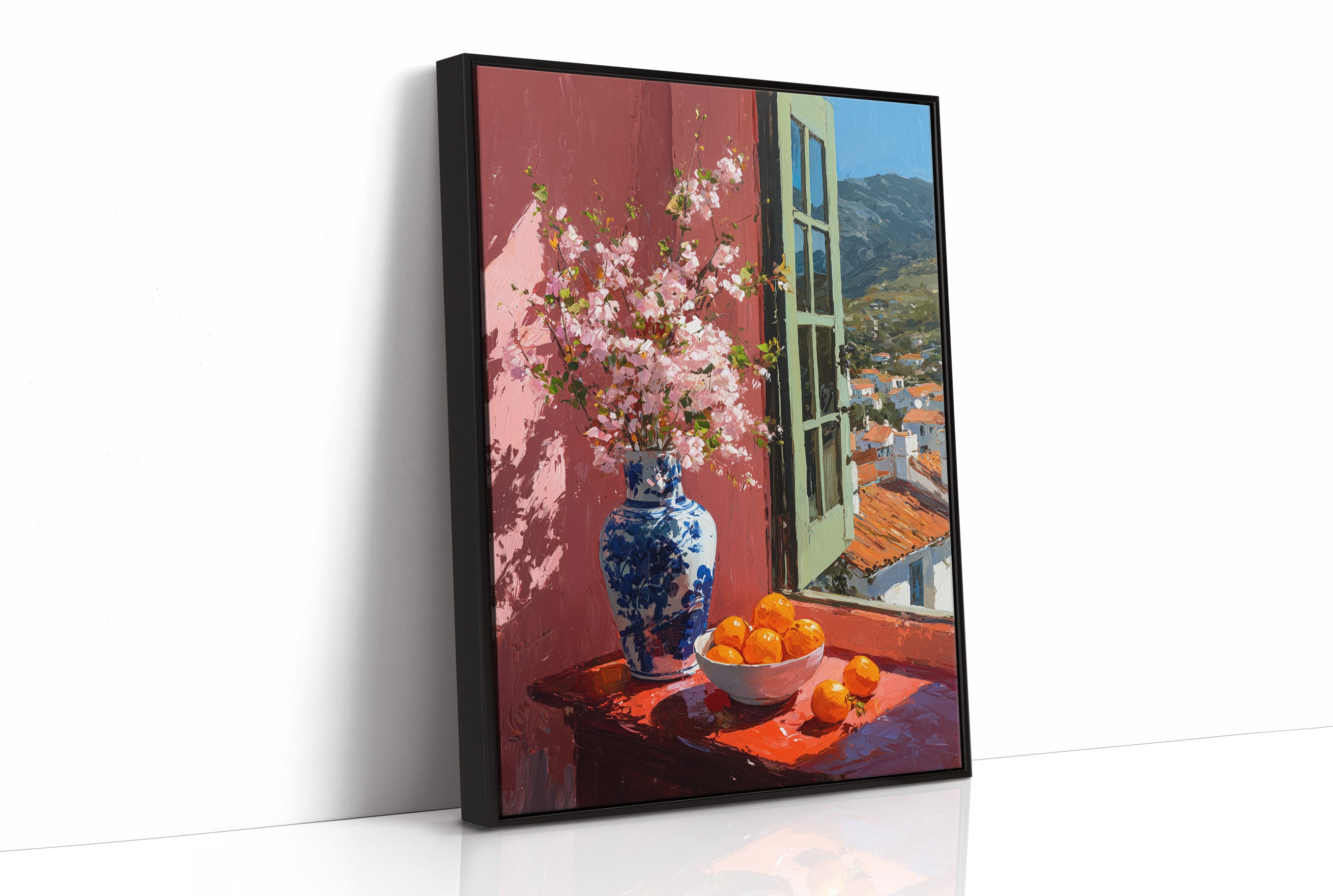 Oranges at the Red Window