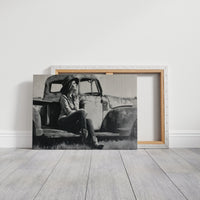 Vintage Soul On Pickup Tailgate